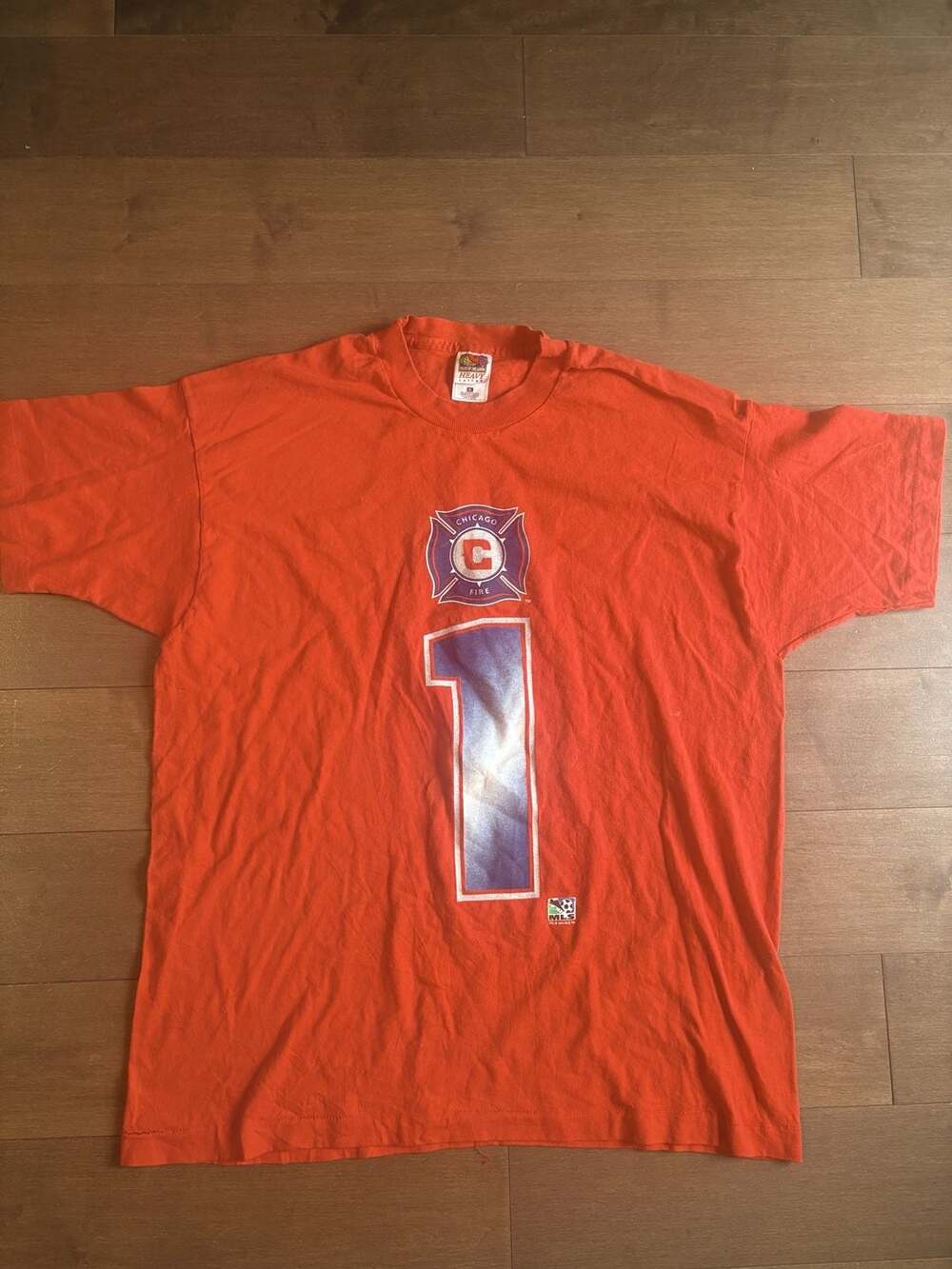 Fruit of the Loom Chicago Fire 1 Campos MLS Jersey T-Shirt Size XL